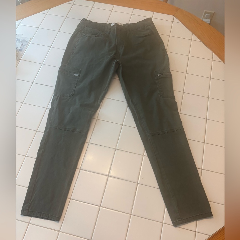 Mudd women’s Skinny Pants cargo green casual classic party comfy work winter